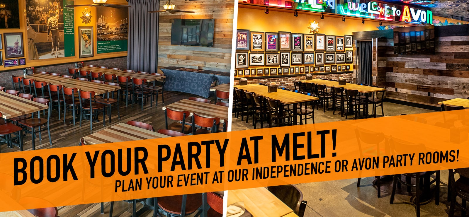 Book Your Party at Melt!